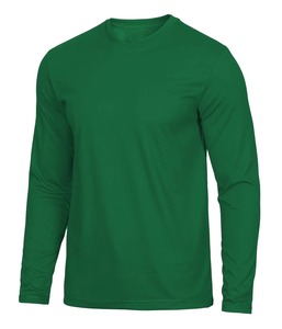 T-shirts d'été légers à manches longues pour hommes, personnalisables, en maille respirante, vente en gros, OEM, usine de sport, B2B - Product Image 4
