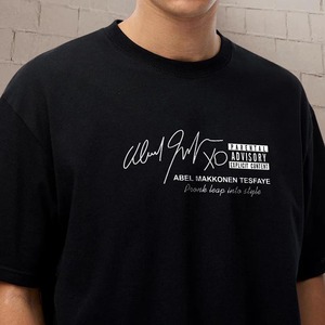 The Weekend Black Oversized <b>T</b>-Shirt With Photo Print <b>Back</b> Design Men's Street Style Short Sleeve O-Neck Jersey Cotton - Product Image 6