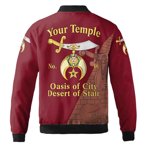 Chaqueta Bomber Personalizada con Mapa de Jericho State, Tallas S-5XL, Alta Calidad, Hecha a Medida, Colección 2026 - Product Image 3