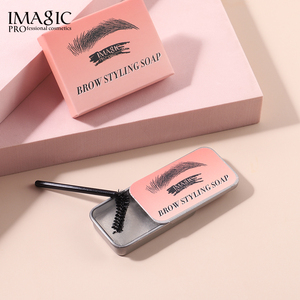 Savon Gel <span class=keywords><strong>Fixateur</strong></span> pour Sourcils <span class=keywords><strong>Transparent</strong></span> Naturel Imperméable Longue Durée avec Brosse Maquillage pour Femmes - Product Image 4