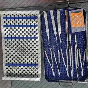 Kit d'instruments microchirurgicaux de base pour la chirurgie de la main de qualité supérieure avec étui de stérilisation pour la chirurgie de la main et des petites interventions CE - Product Image 6