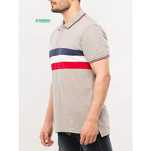 เสื้อโปโลคุณภาพดีสำหรับผู้ชาย คอเต่า ทรงปกติ ผ้าฝ้าย 100% พิมพ์ลายดิจิทัล สไตล์สตรีทแวร์ แห้งเร็ว ระบายอากาศได้ดี - Product Image 1