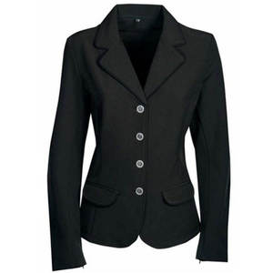 2026 Custom Women's Camel Color Cotton Polyester Riding Blazer Long Sleeve <b>Equestrian</b> Jacket Show Jumping Attire Custom Logo - Product Image 5