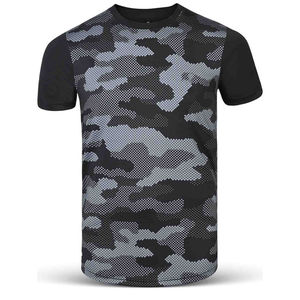T-shirts personnalisés en sublimation couleur unie, matière de haute qualité, respirants, pour hommes - Product Image 1