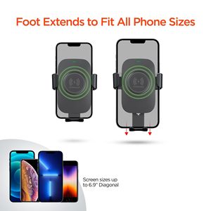 Caricabatterie Wireless per Auto Gravity 15W con Supporto, Prodotto Premium - Product Image 3