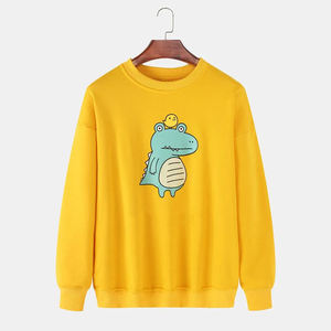 เสื้อฮู้ดดี้แฟชั่นระดับพรีเมียมสำหรับผู้ชายไซส์ใหญ่ ระบายอากาศได้ดี พิมพ์ลายสกรีน คอกลม เสื้อสเวตเชิ้ตป้องกันขนร่วง พิมพ์ลายสกรีนสำหรับผู้ชาย - Product Image 1