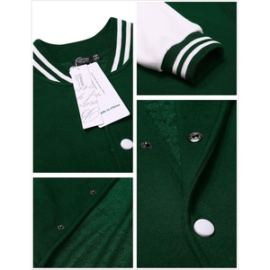 Varsity <b>Jacket</b> with <b>Sherpa</b> Lining Wool Body Faux Leather Sleeves Winter Warm Letterman Coat Custom Patches <b>Men</b> <b>Jacket</b> - Product Image 4