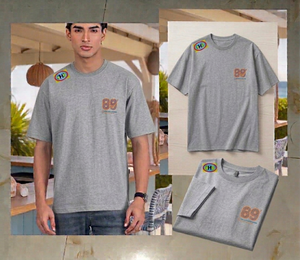 T-shirt pour homme à col rond et manches courtes, imprimé sur mesure, respirant, de qualité supérieure, rouge, avec logo, texte, photo, design décontracté, jersey en coton - Product Image 3