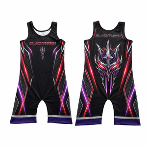 Traje de Lucha Libre para Adultos, 100% Elástico, Spandex Poliéster Transpirable, Logotipo y Tallas Personalizadas, Uniforme de Powerlifting - Product Image 2