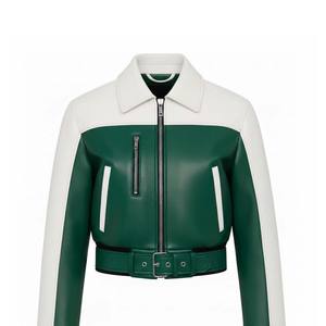 Vestes de moto pour femmes, personnalisées, à manches longues, avec fermeture éclair, en tissu vinyle imperméable, respirant et thermique, pour la course automobile. - Product Image 1