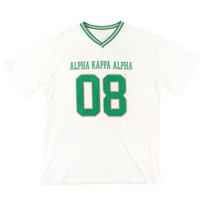 Camiseta Deportiva Blanca y Rosa con Cuello en V, Holgada, de Manga Corta, Estilo Informal, de Secado Rápido para Mujer - Product Image 1