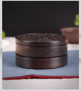 Vente en gros de brûleurs à bakhoor en bois faits à la main de haute qualité, diffuseurs d'aromathérapie pour la maison, bougies et parfums d'intérieur, porte-encens en métal - Product Image 5