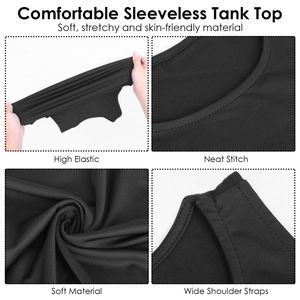 Top Corto Senza Maniche da Donna con Collo Alto e Design Racerback, Lavabile in Lavatrice, Ideale per l'Estate - Product Image 4