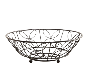 Cesta Decorativa para Almacenamiento de Frutas y Verduras, Cesta de Frutas de Estilo Contemporáneo con Acabado Brillante, Cesta Decorativa para Mesa - Product Image 6