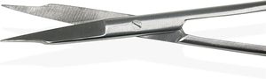 Ciseaux chirurgicaux dentaires Fox de qualité supérieure, à pointe droite/courbe, à alimentation manuelle, avec coupe super précise - Product Image 3