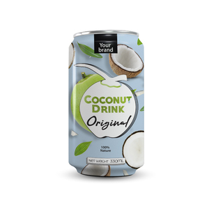 Bebida Concentrada de Agua de Coco 100% con Sabor a Frutas Tropicales Sin Azúcar en Lata de 330 ml, Marca Tan Do, 18 Meses de Duración, Halal - Product Image 4