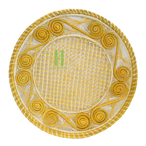 Plato Decorativo Ecológico de Estilo Bohemio de 35 cm, Accesorios de Mesa, Manteles Individuales, Decoración del Hogar, Artesanía HNH, Venta al por Mayor en Vietnam - Product Image 6