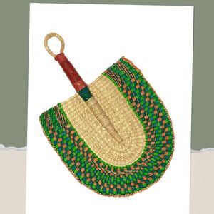 2026 New Colorful Woven Seagrass Fans <b>Wall</b> <b>Decor</b> for Home Decoration Birthday Party Wedding <b>Decor</b> Made in Vietnam - Product Image 3