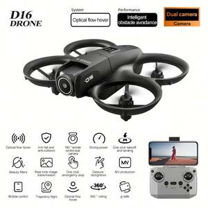 Dron D16 Mini 4k para Principiantes con Doble Cámara, Evitación de Obstáculos, FPV, UAV, Luz GT3, Flujo Óptico, Cámara Eléctrica, Giro de 360°, Quadcopter - Product Image 5