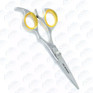 Tijeras de Peluquería Profesionales de Acero Inoxidable con Mango de Acero Inoxidable, Tijeras para Cortar Cabello, Uso Manual en Salón - Product Image 3