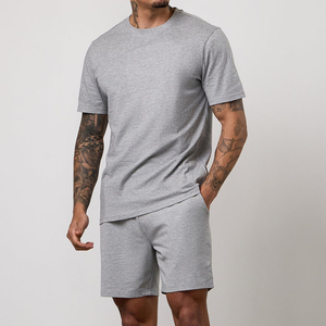 Cotton Terry Shorts Men's Gym Sweat Shorts Casual Joggers <b>Elastic</b> Waist Trousers Hip Hop Shorts Men - Product Image 6