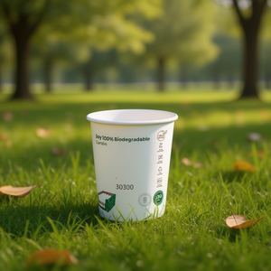 Disposable 120CC <b>Biodegradable</b> White Paper Cup Single Wall Style 30300 VASO CARTON <b>BIODEGRADABLE</b> BLANCO 120CC - Product Image 2
