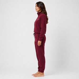 Conjunto Deportivo de Felpa para Mujer de Primera Calidad, Sudadera con Capucha y Pantalones de Tela Suave y Cálida, Ajuste Cómodo, Ropa Casual - Product Image 2