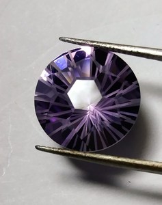 Piedra preciosa suelta de amatista natural, corte redondo fantasía, amatista morada para joyería, anillo, colgante, venta al por mayor, gema de alta calidad. - Product Image 2
