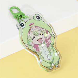 Gantungan Kunci Akrilik Holografik Anime Kustom, Liontin Transparan Lucu - Product Image 4