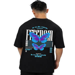 T-shirt de qualité supérieure pour homme t-shirt épais en coton unisexe avec logo personnalisé de haute qualité - Product Image 1