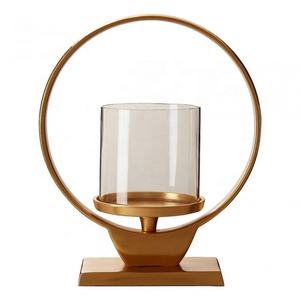 Bougeoir de forme moderne et élégante en aluminium pour la décoration de mariage à la maison avec logo personnalisé pour la fête de Noël - Product Image 5