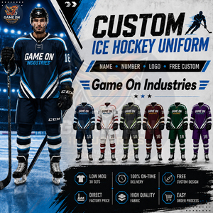 Wholesale Rate Personalized  Custom Sublimated Match Jersey and Protective Pants Set Full Body Ice Hockey Team Sportswear  - Product Image 6