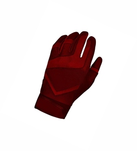 Red Batting <b>Gloves</b> Ambidextrous Durable <b>Knit</b> Fabric Pull On Unisex Adult Training Gear - Product Image 3