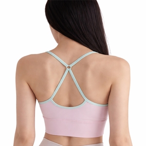 Soutien-gorge de sport personnalisé pour femme, dos croisé, sans coutures, pour yoga et fitness, conception OEM sur mesure pour femme - Product Image 2