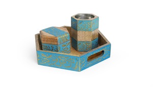 Traditional Arabic Resin Mabkhara for <b>Oud</b> Chips <b>Bakhoor</b> and Incense Cones with Sandalwood Finish - Product Image 3