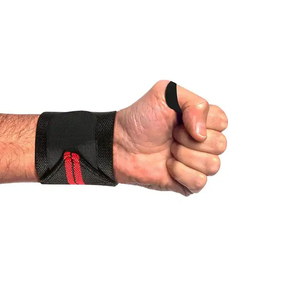 Sangles de poignet de fitness écologiques personnalisées avec logo pour la musculation, la protection des poignets et le powerlifting - Product Image 3
