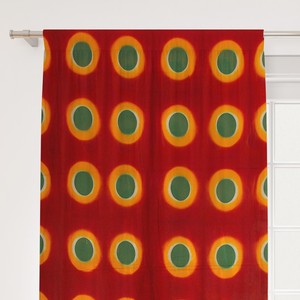 Rideau en coton imprimé tie-dye, style bohème, fait main, pour salon, chambre, hôtel, taille personnalisée, vente en gros, Inde - Product Image 2