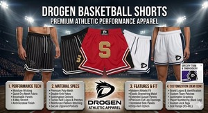 Manufacturer Gray Mesh Custom Men Basketball Shorts Front Elastic Waist Quick Dry Breathable Gym Wear Sportswear 100% Polyester - Product Image 5