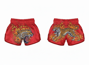 Shorts de boxe personnalisés Pro Felt pour hommes, couleur personnalisée, satin, pour Muay Thai, Kickboxing, entraînement en salle de sport, vêtements de sport - Product Image 5