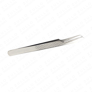 Private Label Stainless Steel Eyelash Extension Tweezers Diamond Grip Precision Lash Tweezers Custom Beauty <b>Tool</b> for Ladies - Product Image 2