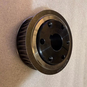 Poulie de distribution en acier avec bride, largeur de courroie 25 mm, pas 25 mm, 43T 8M 35W, avec douille QD - Product Image 3