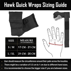 Gants intérieurs de boxe respirants pour MMA et Muay Thai, bandages de compression élastiques pour l'entraînement - Product Image 4
