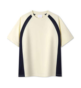 Camiseta de panel extragrande totalmente personalizada, tela y material de primera calidad, 100% algodón, para uso casual y streetwear, para hombre. - Product Image 5