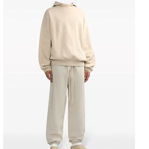 Sudadera con Capucha Extra Grande para Hombre, Color Sólido, Algodón French Terry, Estilo Casual para Otoño, Corte Regular, Manga Larga - Product Image 6