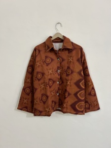 Chaqueta Kantha Hecha a Mano, Estilo Vintage Boho, Chaqueta Hippie - Product Image 5