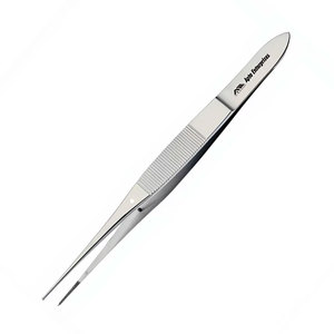 Pinzas para tejidos delicados con dientes finos 1X2 y pasador estabilizador para manipulación quirúrgica de precisión y aseguramiento - Product Image 6