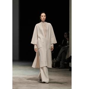 Pantalons pour femmes de haute qualité, élégants, AMARA WIDE-LEG TROUSERS, coton 36%, acrylique 30%, laine 21%, polyester 12%, autres 1% - Product Image 2