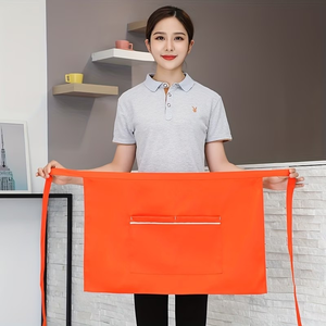 Custom Logo <b>Apron</b> Simple bar <b>Apron</b> 63cm x 41cm Adjustable Waist 1-4 Pockets Woven Textile <b>Kitchen</b> Cooking Daily Use Bangladesh - Product Image 4