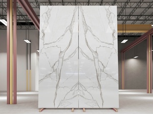 Lớn slab sứ t Nero Saint lorent Kích thước 800x3200 15 mét màu cơ thể thêm bóng nội thất bên ngoài gạch lát sàn Ấn Độ Nhà cung cấp - Product Image 6