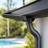 Abri de voiture moderne pour villa, abri de jardin pour 2 voitures, structure en alliage d'aluminium thermolaqué, protection solaire, imperméable, durable
